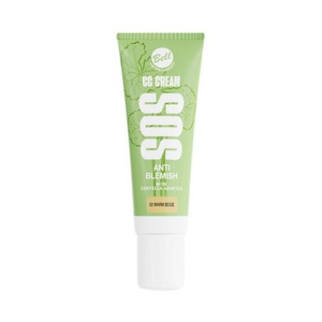 BELL SOS CC Cream with Centella Asiatica 02 Warm Beige 20g