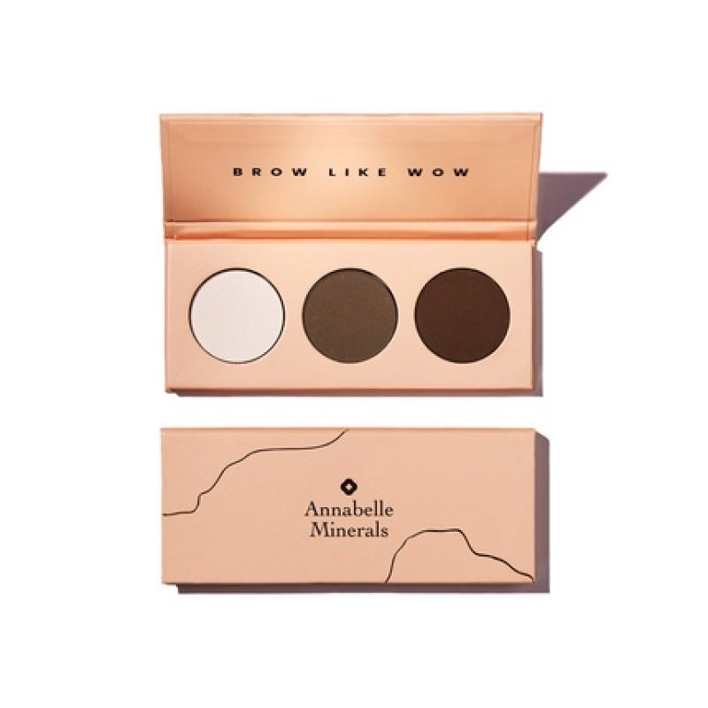 Annabelle Minerals Brow Like Wow Eyebrow Shadow Palette 3x1.3g