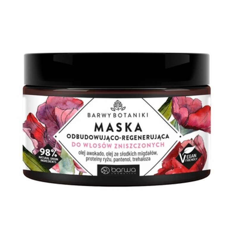 Barwy Botaniki Rebuilding And Regenerating Hair Mask For Damaged Hair 220ml