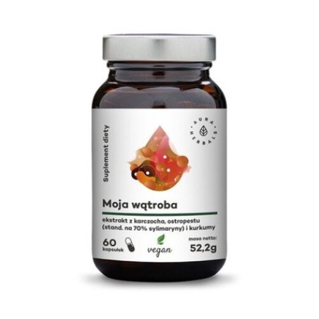 Aura Herbals My Liver Artichoke Milk Thistle Turmeric 60 Capsules