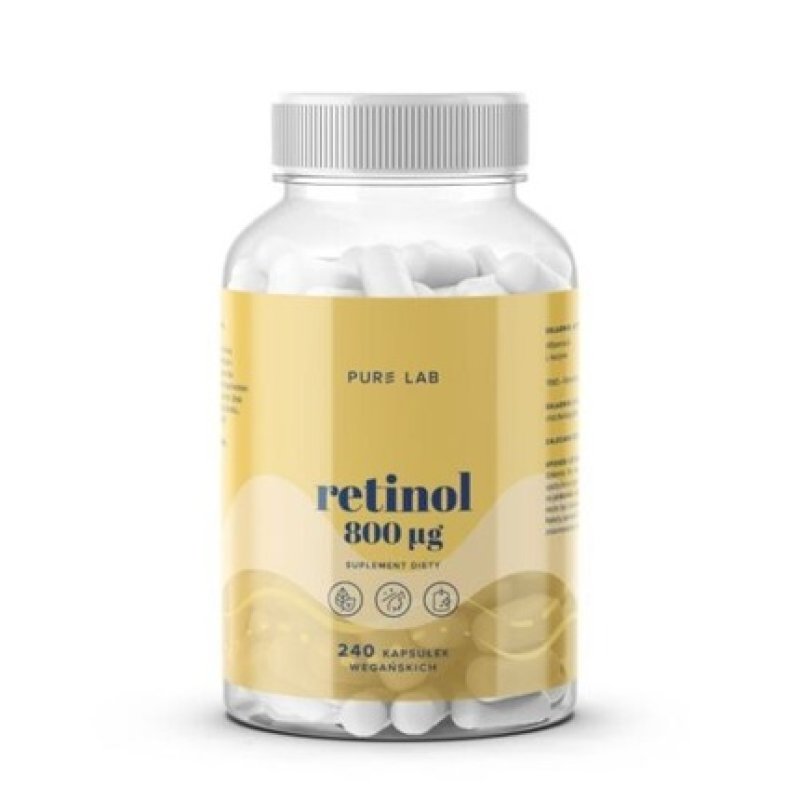 Pure Lab Retinol 800 Ig Vitamin A 240 Capsules
