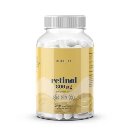 Pure Lab Retinol 800 Ig Vitamin A 240 Capsules
