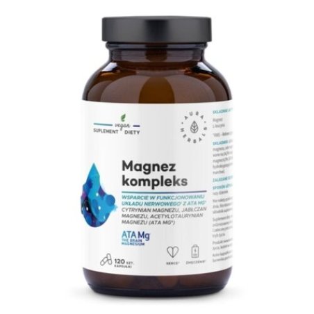 Aura Herbals Magnesium Complex 120 Capsules