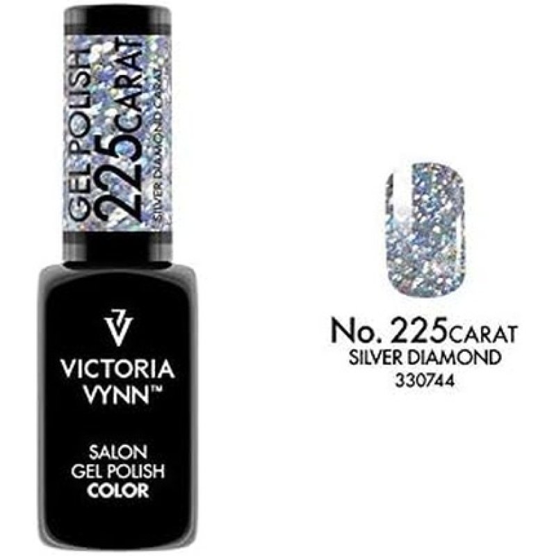Victoria Vynn Carat Collection UV LED Gel Polish Nail Hybrid Manicure Soak Off 225 Silver