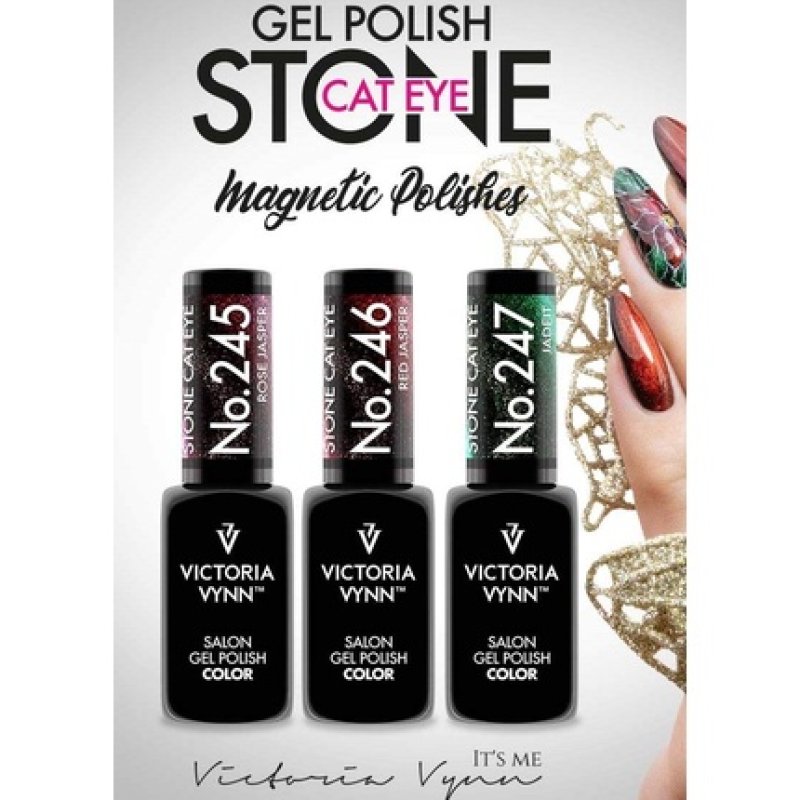 VICTORIA VYNN Gel Polish Red Jasper 246 8ml Black