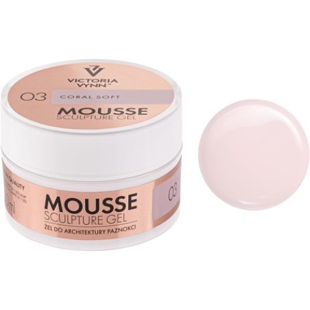 Victoria Vynn Mousse Sculpture Gel 50ml New Thixotropic Gel New Coral Soft 03