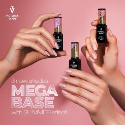 Victoria Vynn Hardi Mega Base UV Led Hybrid Gel Polish Nails SHIMMER PEACH Peach 8ml
