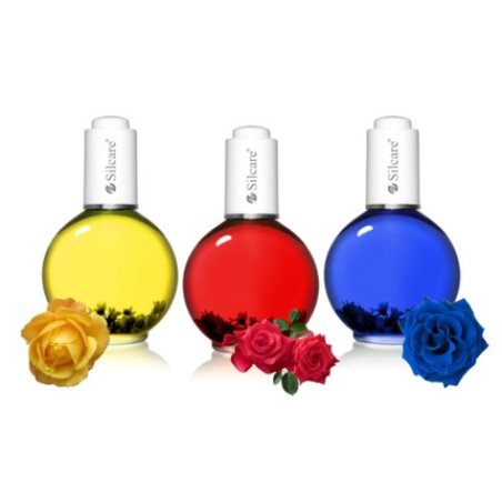 Silcare The Garden of Colour Cuticle & Nail Oil Conditioner with Flowers 75ml