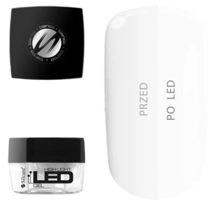 Silcare Led Highlight Gel Building Gel For Nails Bianco Za Nokte 15g