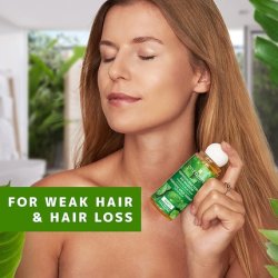 Orientana Natural Hair Therapy Gotu Kola Jasmine & Coconut Oil Ayurvedic Organic Hair Oil 105ml - With Amla, Neem, Gotu