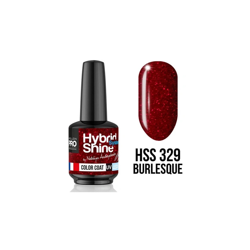 Mollon Pro Mol Hss 329 Red Passion - Semi-Permanent Hybrid Nail Polish