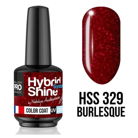 Mollon Pro Mol Hss 329 Red Passion - Semi-Permanent Hybrid Nail Polish