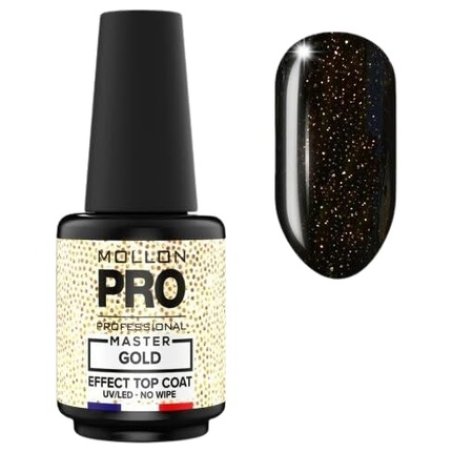 Mollon Pro Master Gold Top Coat 10ml