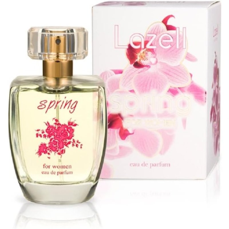 Lazell Spring EDP for Women 100ml with Gift 5ml Travel Size Perfume Atomizer and Refill Pump Perfume Dispenser