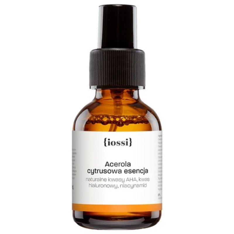 Iossi Acerola Citrus Essence With Natural Aha Acids, Hyaluronic Acid, And Niacinamide Vitamin B 50ml