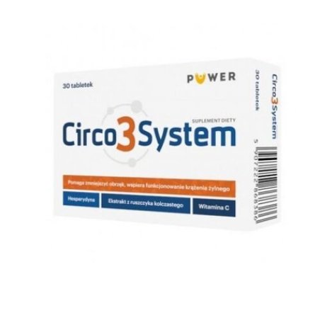 Circo3System 30 Capsules Reducing Swelling / Heavy Legs / Venous Circulation