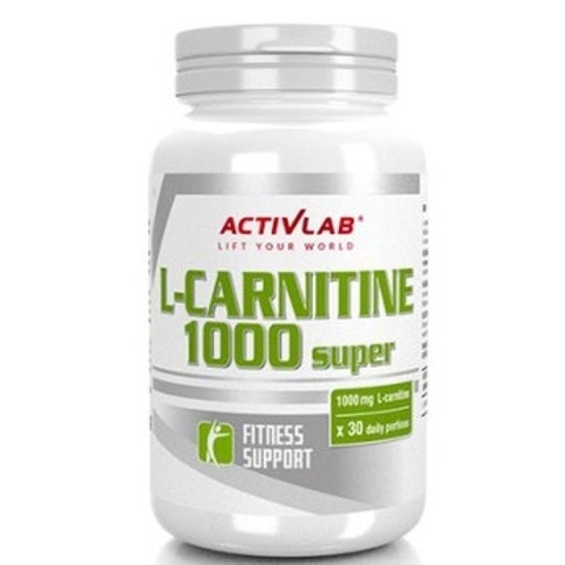Activlab L-Carnitine 1000 Capsules - Energy Metabolism Support, 90 Count