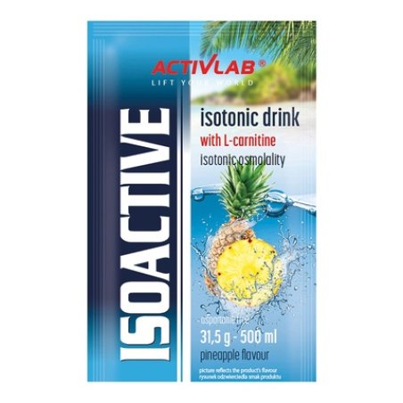 ACTIVLAB ISOACTIVE Isotonic Instant Drink with Functional Additives 20 Sachets 31.5g - Composition of Vitamins and
