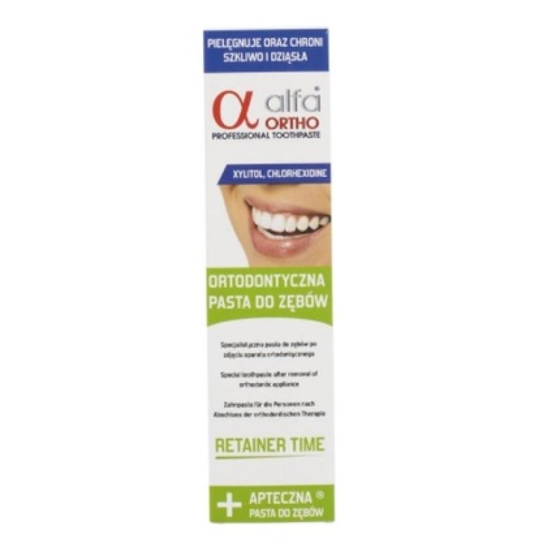 Alfa Ortho Retainer Herbal Toothpaste After Removal Of Braces - 75 Ml