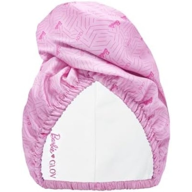 Barbie GLOV Double-Sided Hair Towel Sport Satin and Absorbent Hair Turban Satin Hair Cap for Night Hair Sleep Cap and