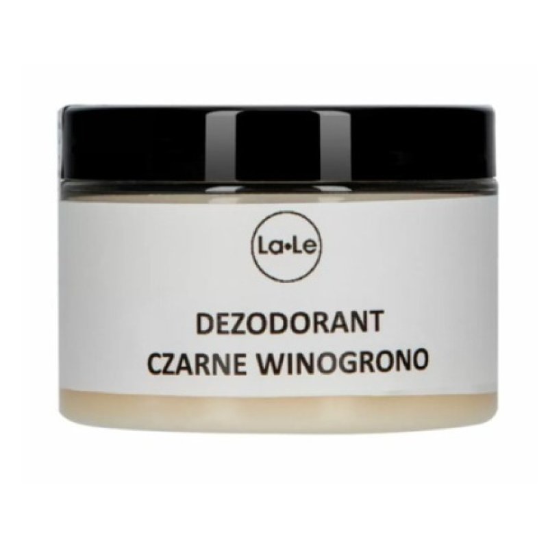 La-Le Organic Deodorant Cream with Black Grape Oil 150ml