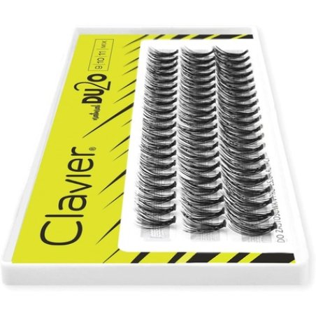 Clavier Artificial Lashes in Tufts Du2o Double Volume 20 Lashes in a Tuft Different Lengths from 8 to 14mm Ultra Volume