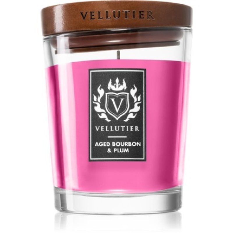 Vellutier Aged Bourbon & Plum Scented Candle - 225 g