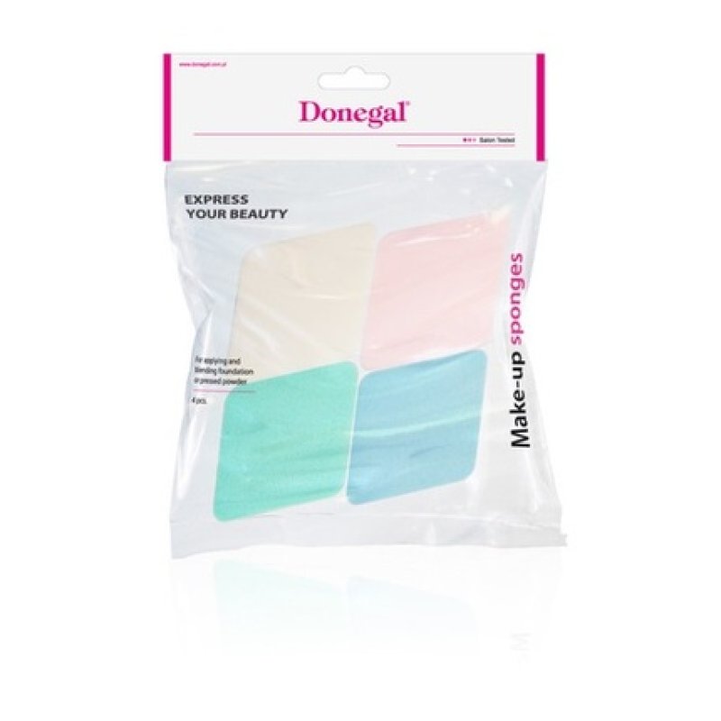 Donegal Rhombus Makeup Sponges 4pcs