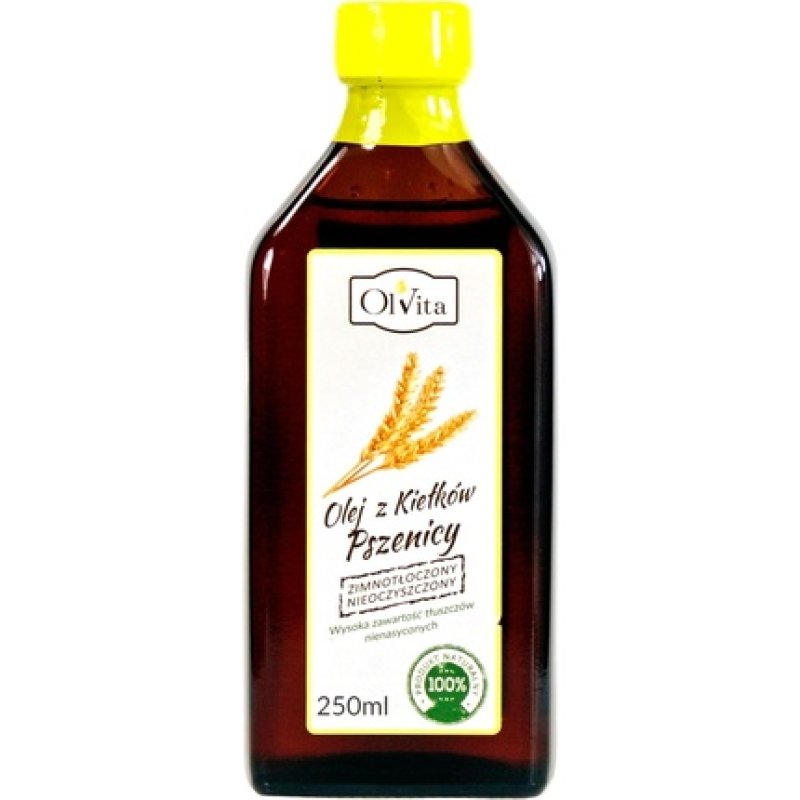 Wheat Germ Oil Cold-Pressed and Crude Olvita 250ml