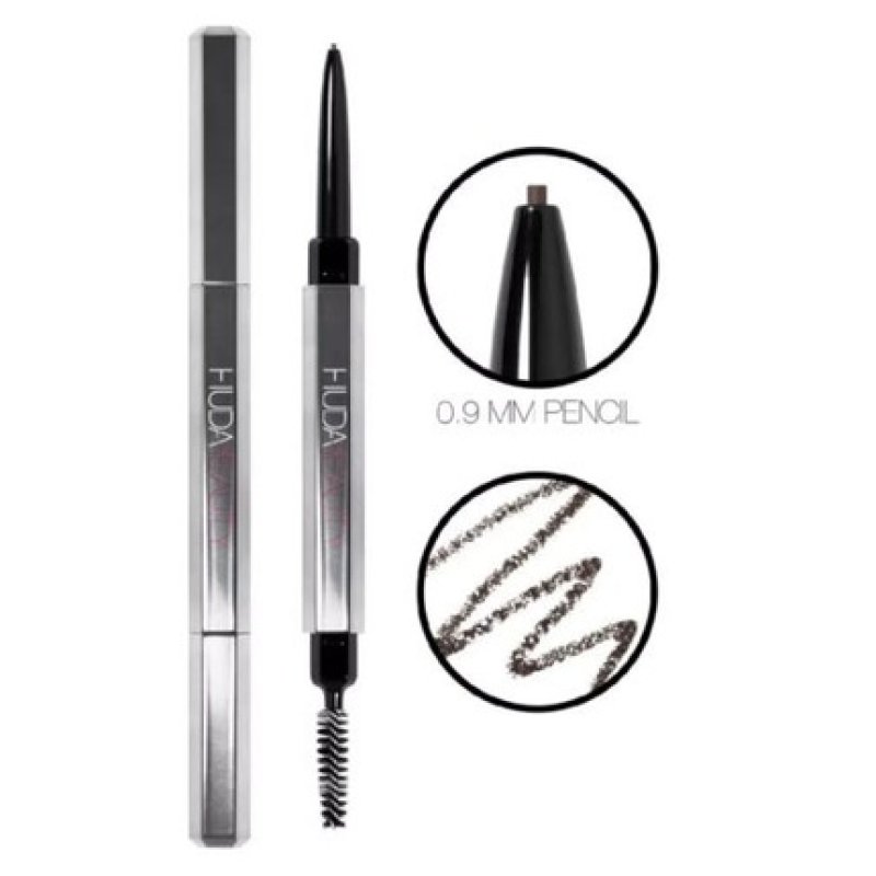 Huda Beauty Bomb Brows Microshade Brow Pencil Medium Brown
