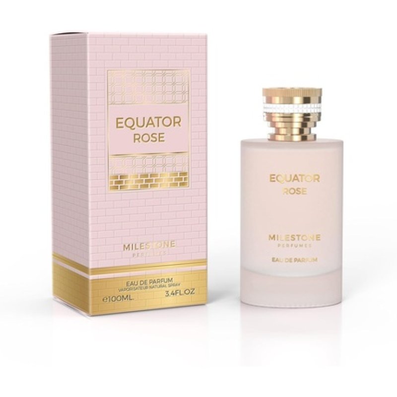 Milestone Perfumes Equator Rose Long Lasting Fragrance Eau De Parfum 100ml