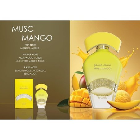 Musc Mango Extrait De Parfum Tropical Delights Collection Unisex Perfume