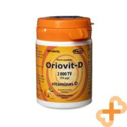 Oriovit-D 50g 2000 IU Vitamin D Chewable Tablets Citrus Flavor