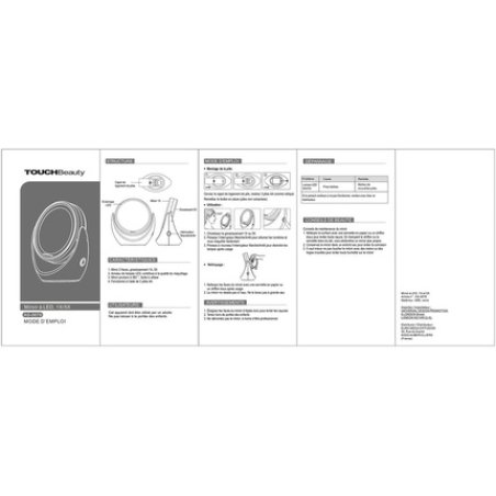 TOUCHBeauty Double Face LED Mirror Beauty Special