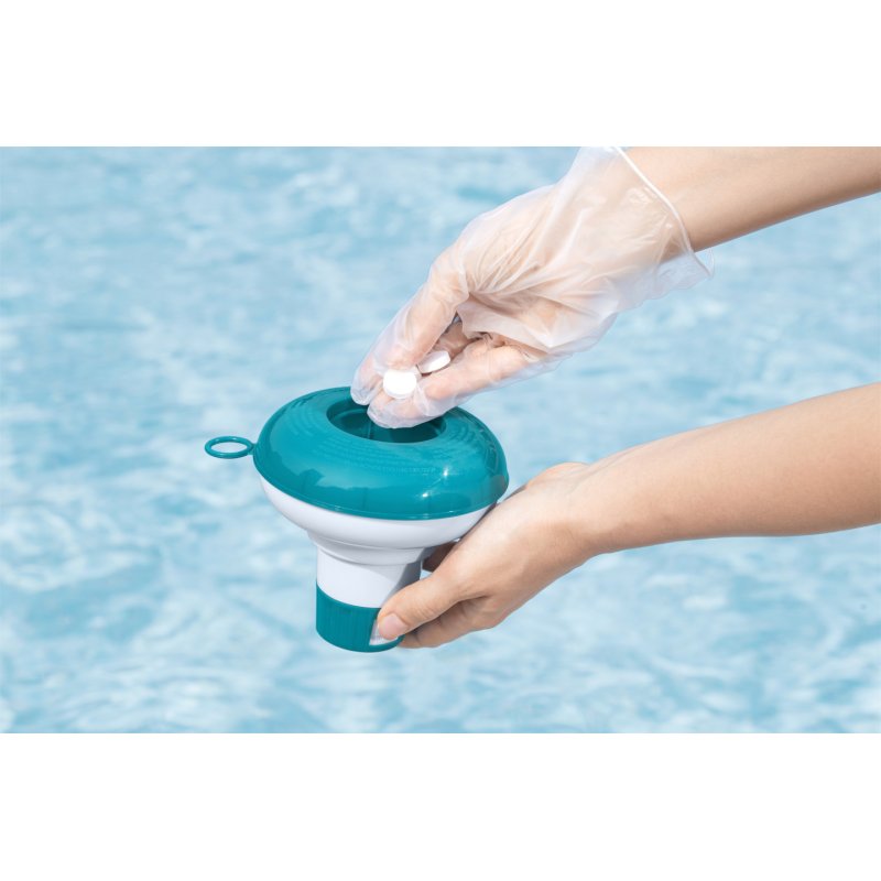 Bestway Floating Chemical Dispenser for Hot Tubs and Swimming Pools 5 Inch