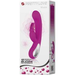Pretty Love Webb Massager Deep Rose 430g