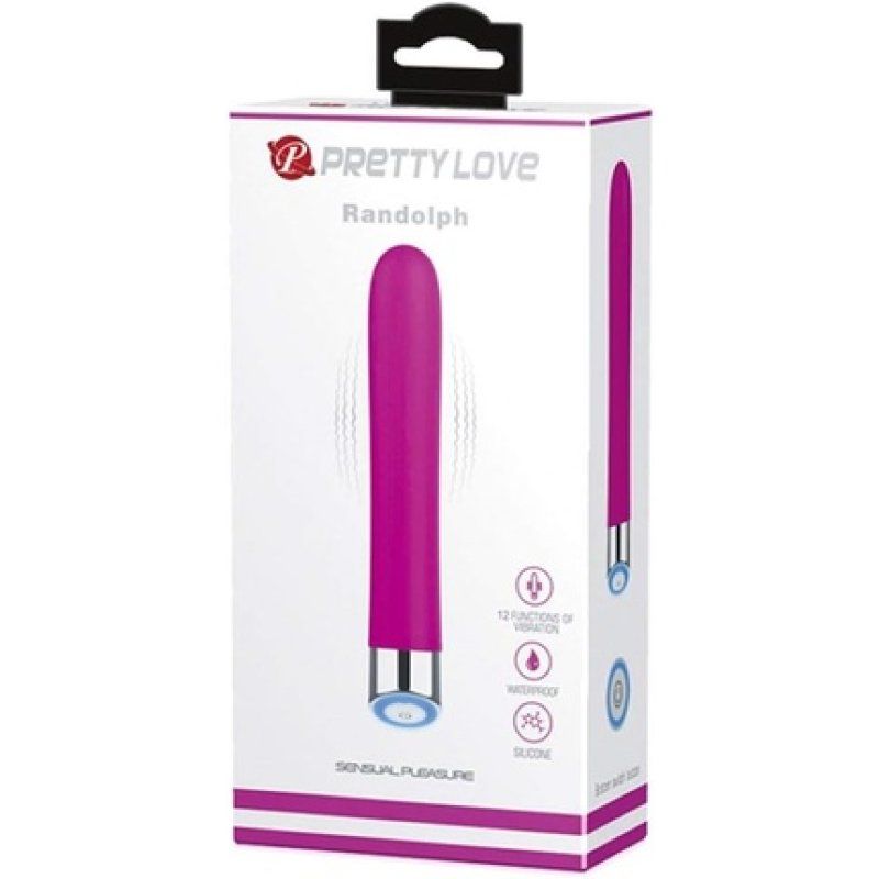 Pretty Love Randolph Vibrator Deep Rose 130g