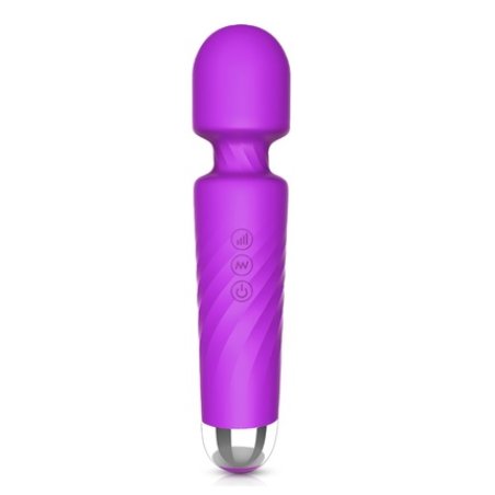 S-Hande Hero Massage Wand With 7 Vibration Modes And 4 Speeds Purple