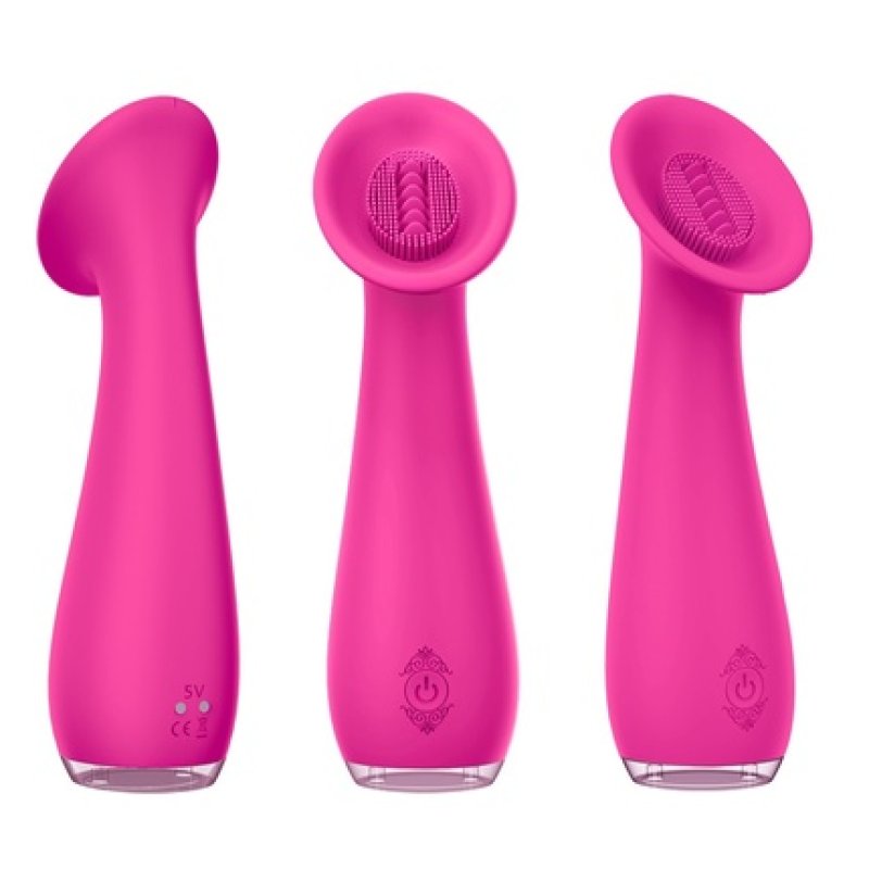 S-Hande Sunflower Multifunctional Illuminated Vibrator With 9 Vibration Modes Red Rose