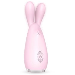 S-Hande Reba Massager Vibrator With Backlight And 9 Vibration Modes In The Shape Of A Rabbit Light Pink