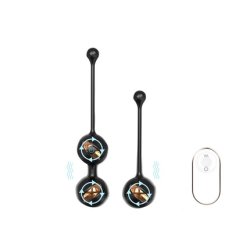 S-Hande Gem-Rtc Vibrating Geisha Balls For Pelvic Floor Muscle Exercises Remote Controlled Black