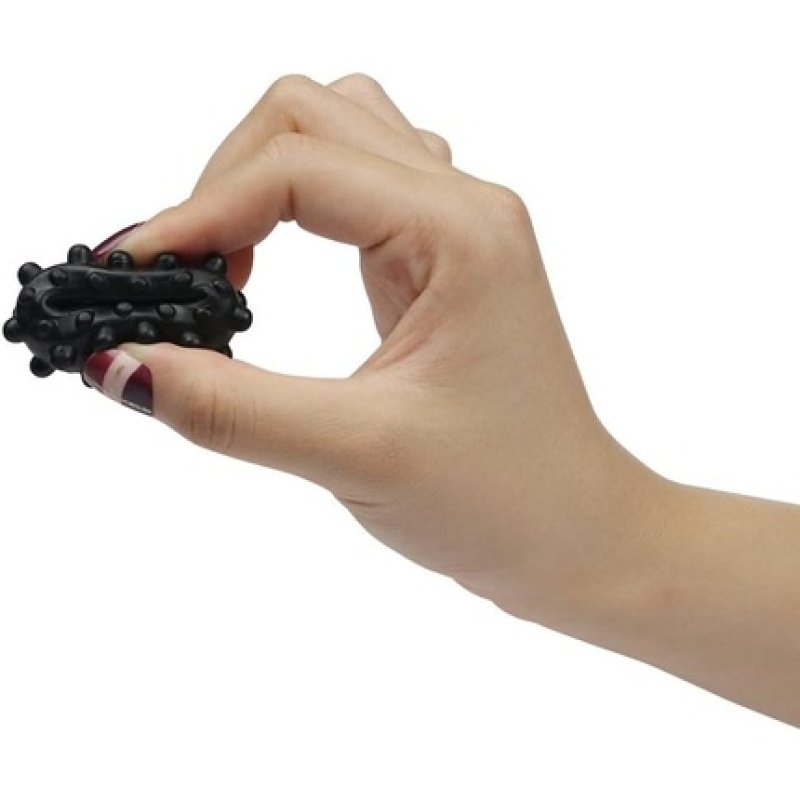 Lovetoy PowerPlus Flexible Cock Ring Black
