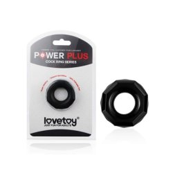 Lovetoy Power Plus Black Cockring
