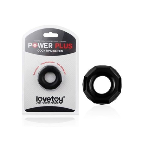 Lovetoy Power Plus Black Cockring