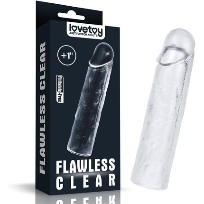 Lovetoy Flawless Clear Penis Sleeve 2.5cm