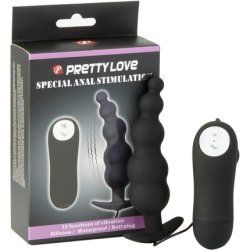 Dreamlove Black Bubble Anal Vibrator With Remote Control Cl70