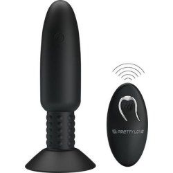 Vibrating Butt Plug With Rotating Beads