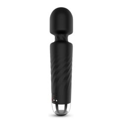 S-Hande Hero-2 Wand Massager With 7 Vibration Modes And 4 Speeds In Black