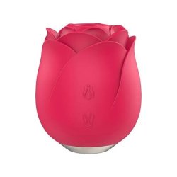 S-Hande Immortal Flower 2 Intimate Massager In The Shape Of A Rose With 9 Suction Modes Red