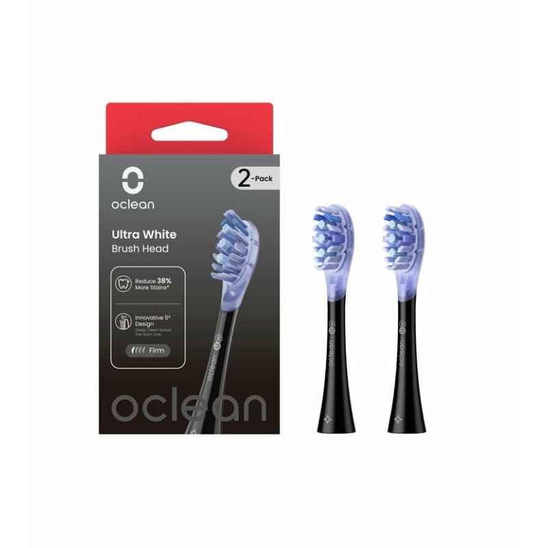 Oclean Ultra White UW02 Replacement Head - Black, 2 pcs